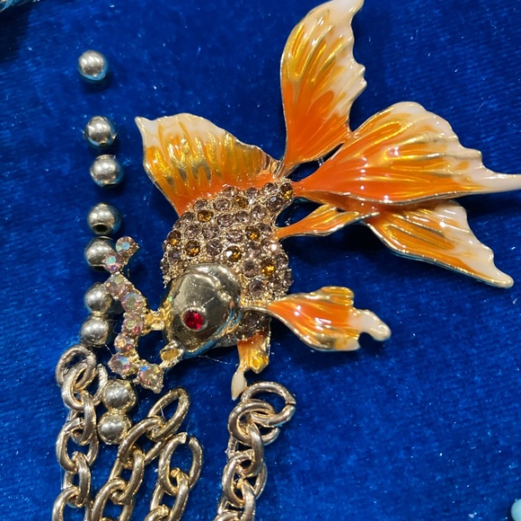 FRAMED JEWELRY ART COLLAGE IN STUNNING COLORS. HANDMADE UNIQUE OOAK GIFT 🎁 IDEA - Picture 7 of 13